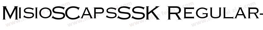 MisioSCapsSSK Regular字体转换
